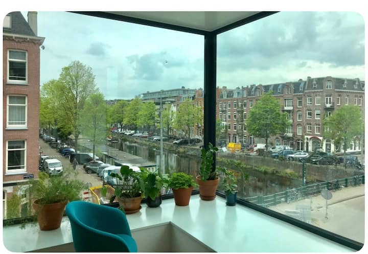Stylish Home W/4 Balconies/3br/garage/city Center - Zaandam