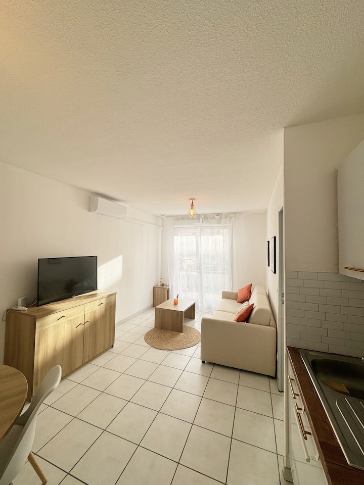 Superbe T2 ,Climatisation,piscine, Parking Privé - Le Grau-du-Roi