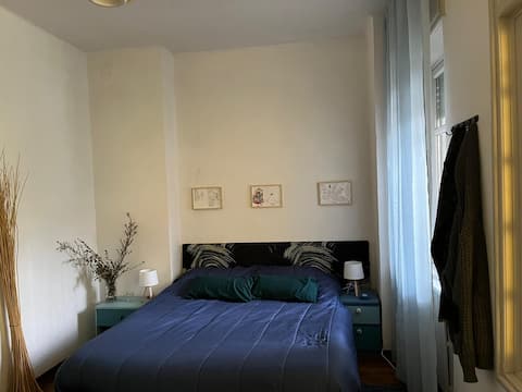 Artist's apartment on the river