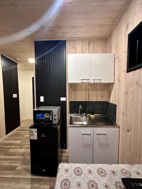 Popular Airbnb listing: Night of rest and tin with views of the forest. in Navidad