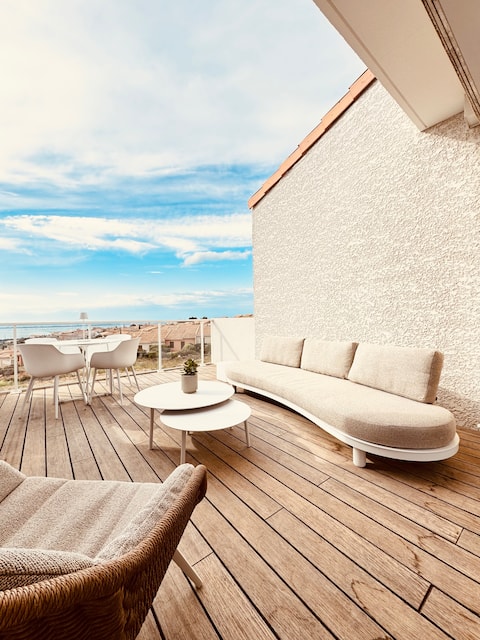 Villa Doréa – A/C, sea view, shared pools
