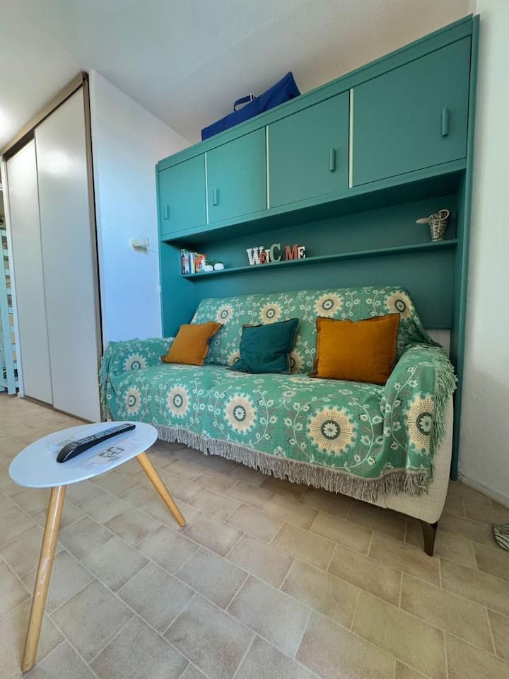 Appart Cosy Terrasse Vue Mer Clim Wifi Parking - Canet-en-Roussillon