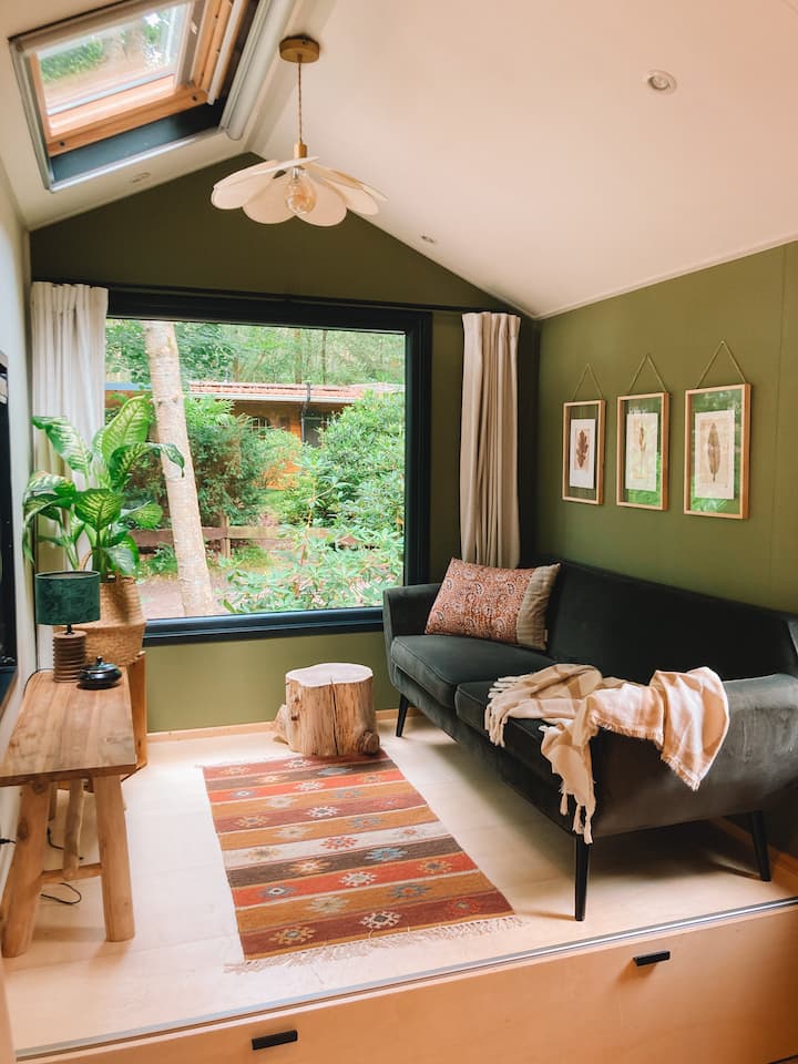 Sfeervol Tiny House In Het Bos - オランダ