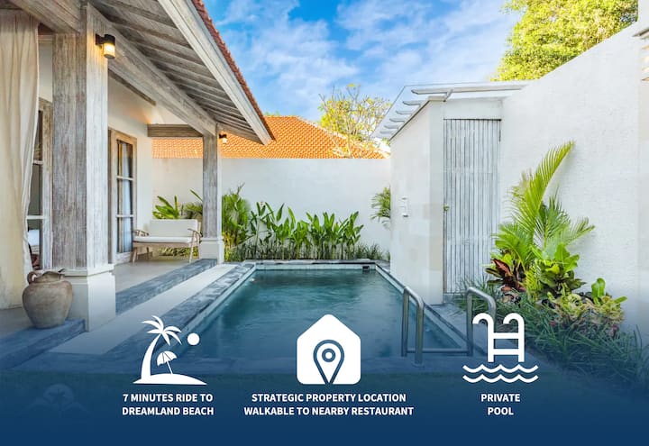 Modern Villa W/ Private Pool Near Dreamland Beach