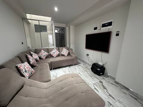Modern Dpto at 5min Plaza-Wifi 1,000Mbps+Netflix