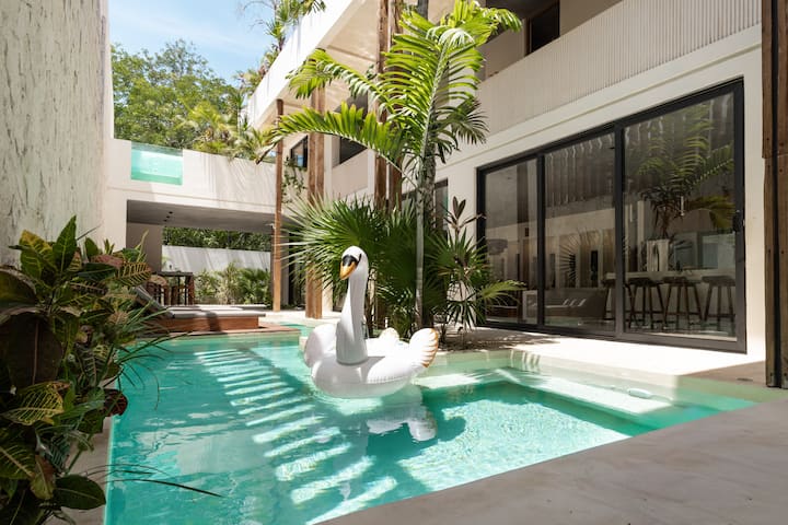 Group Paradise Villa Near The Beach - Tulum