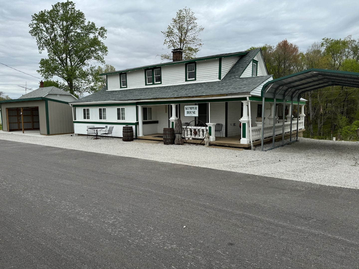 Kemper’s house at Mansfield IN