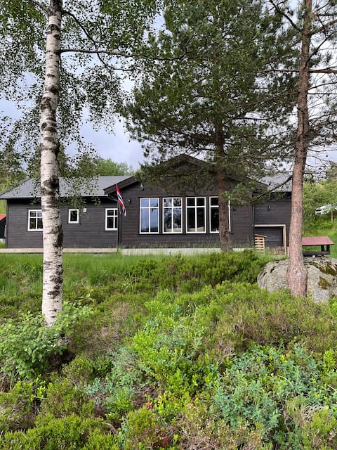 Family-friendly cabin at Krågeland
