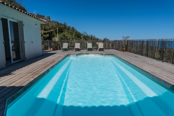 Mare è Machja Rdcvue Merpiscine Chauffée6 Pers - Solenzara