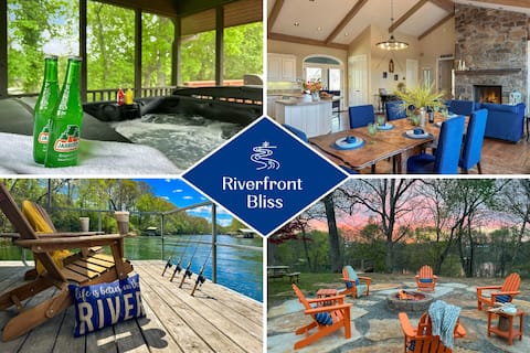 Riverfront Bliss-Private River Dock and Hot Tub!