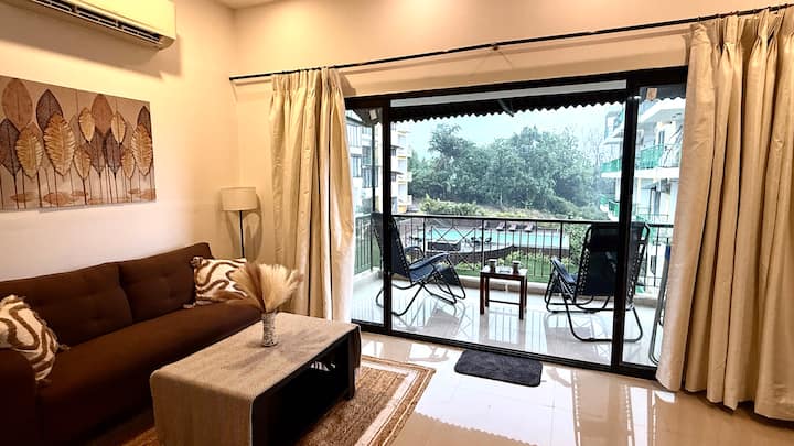 Casa Magnolia - 1 Bhk Top Flr Pool View - Palolem - 果阿邦