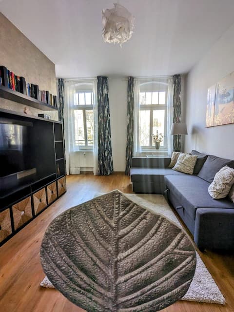 Beliebte Airbnb-Anzeige: Franz.drei - Kaßberg idyll with parking & balcony in Chemnitz