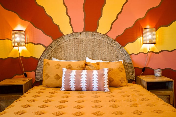 Covered Patio, Spa, Fire Pit, Hammocks: Terra Luna - Joshua Tree, CA