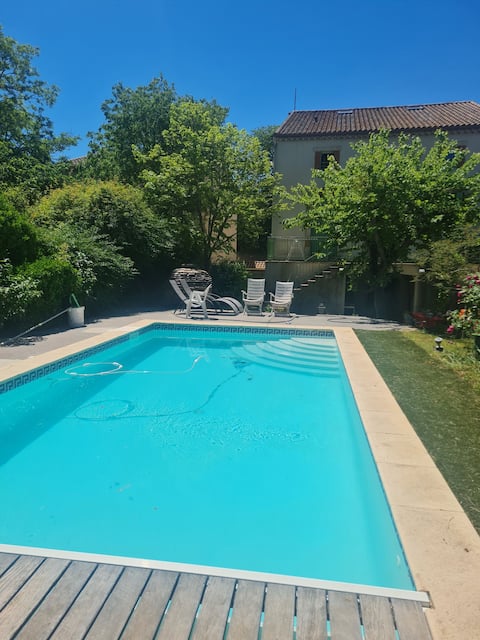 Master house with pool