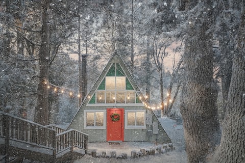 Mountain Lake A-Frame | Forest, AC, Auto-Generator