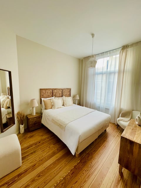 Warm little apartment.