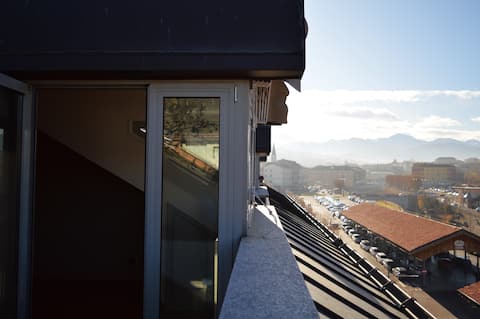 penthouse in downtown Mondovì