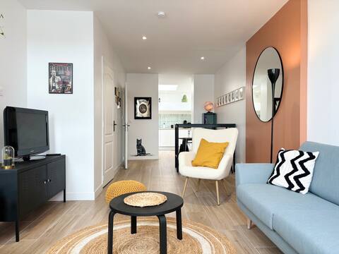 Renovated house 4 people - Prox Lille