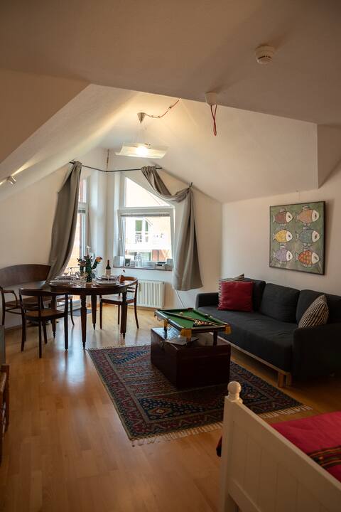 stayHere II Gorch-Fock-Studio: kitchen, bathroom, balcony