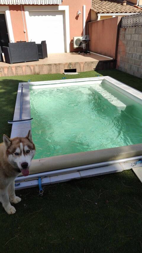 House with a pool