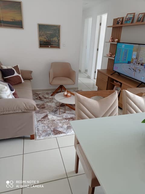 furnished room 2 km from beach