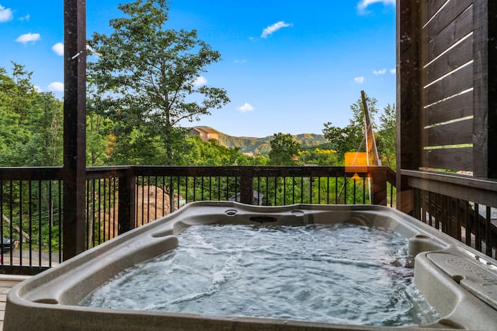 Mountain Modern Couples Retreat Hot-Tub Views - Cabins for Rent in
