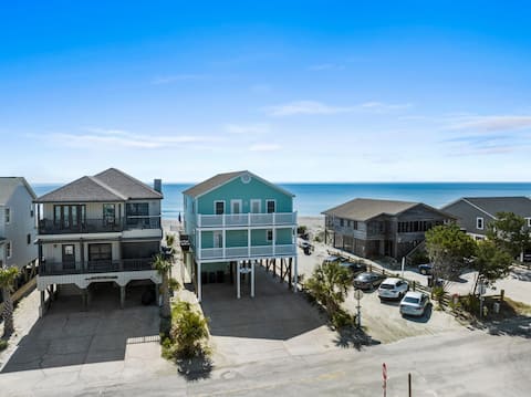 Lucky Bag Beachfront 5BR Pawleys Island Home