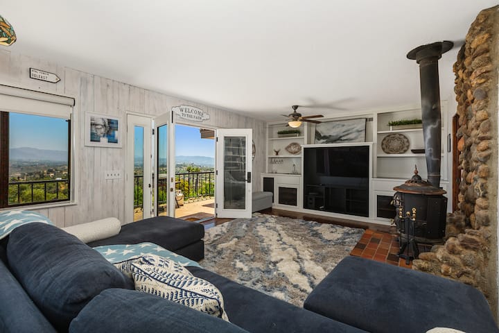 Private Hilltop Estate | Pool, Views & Pickleball - Valley Center, CA