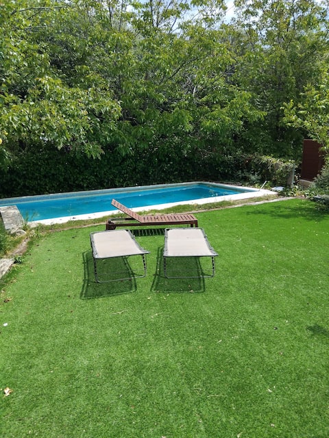 house in the mountains