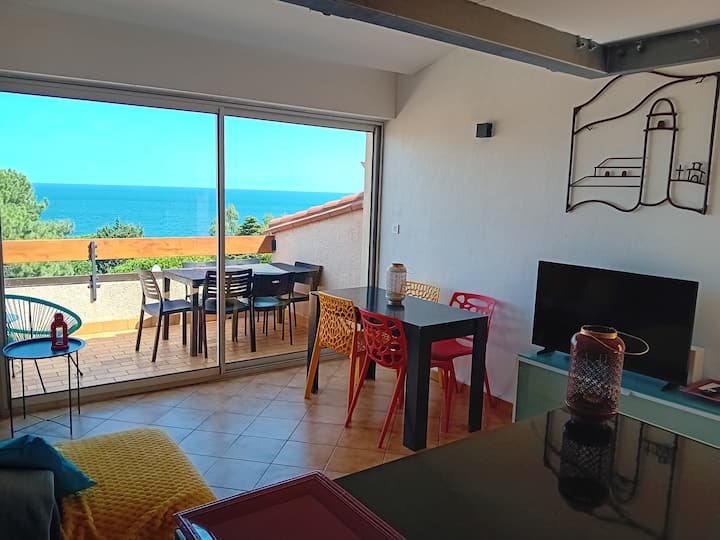 Collioure, Appartement Vue Mer,parking Classé 3* - Collioure