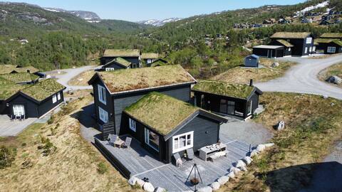 Large and beautiful cabin in Sirdal in beautiful surroundings