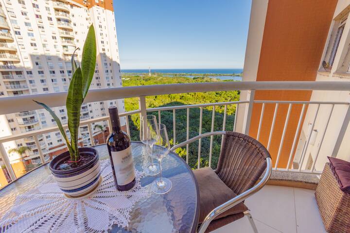 Fique em um apartamento Resort na Barra da Tijuca