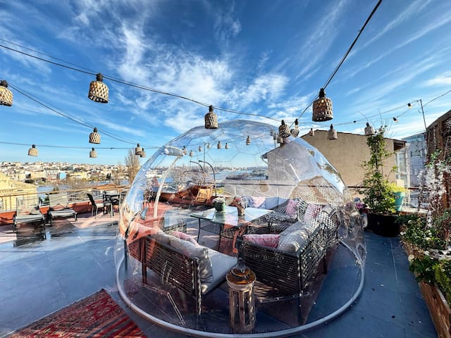 Waterfront Villa, Sea View, Private Terrace w/Dome