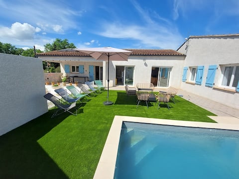 Large house of 150 m² with swimming pool Canet (Narbonne)