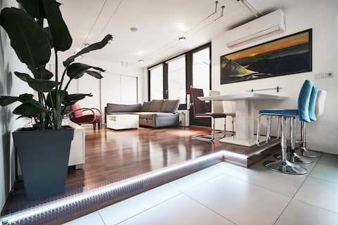 Top performing Airbnb: Matic’s Murgle Atrium Apartment in Črna Vas