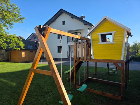 Family apartment with sauna