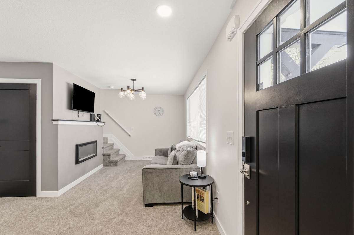 Your family will love the cozy living room that looks out towards Lake Erie