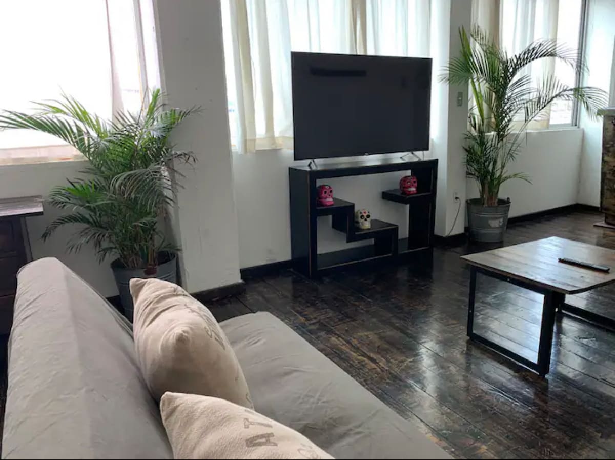 Top performing Airbnb: Centro spacious & stylish 2bdr ch8 in Obrera