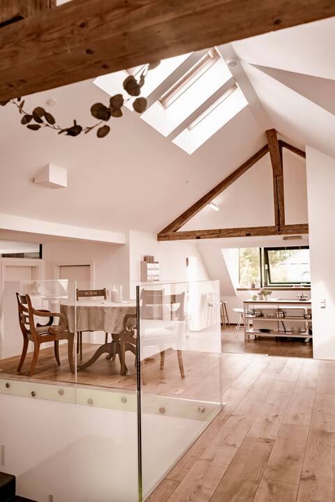Penthouse Yoga Loft Apartment in Steyr City