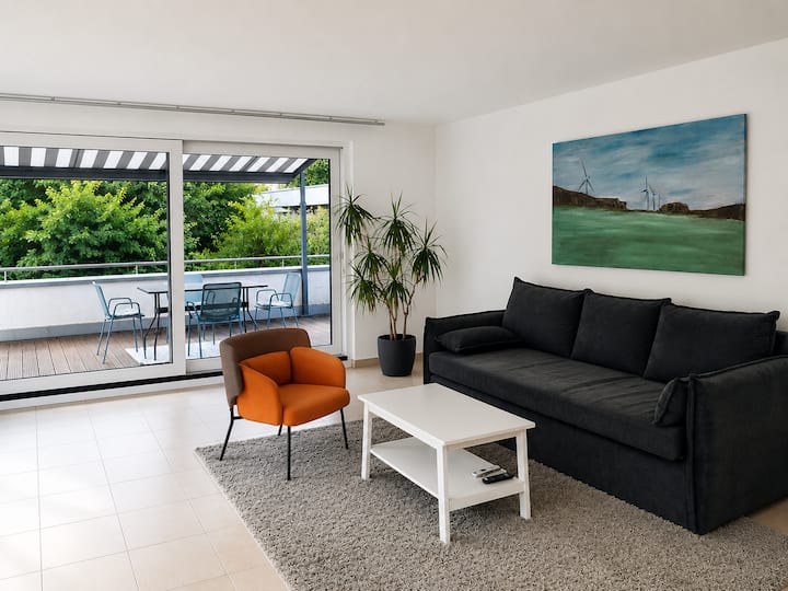 Helle 90qm Wohnung | Terrasse | Parkplatz | D-dorf - Neuss