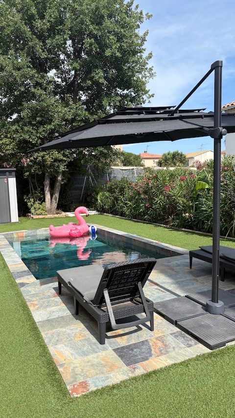Top of villa 85 m² for 6 people, quiet, 3-star rating