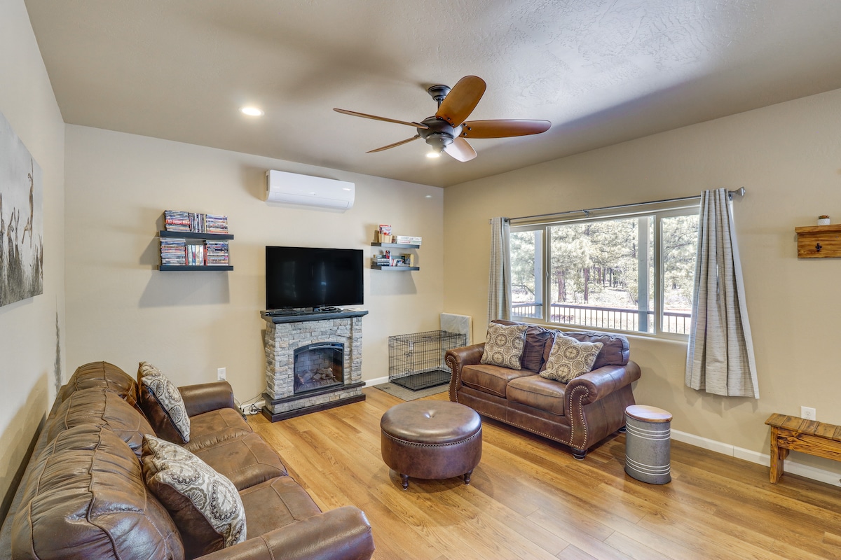 Deck & ATV Trail Access: Quiet Cabin in Show Low - Cabins for Rent