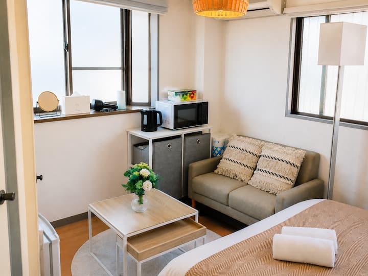 Direct To Kix！cozy Apt. For 2ppl |Direct To Namba - Japon