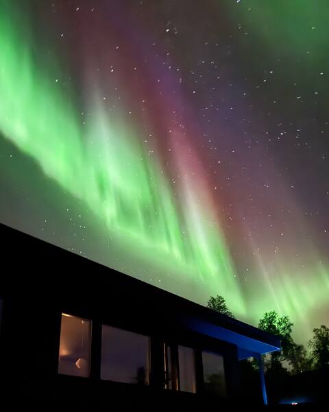 Villa Lyngen - High end panorama view with spa