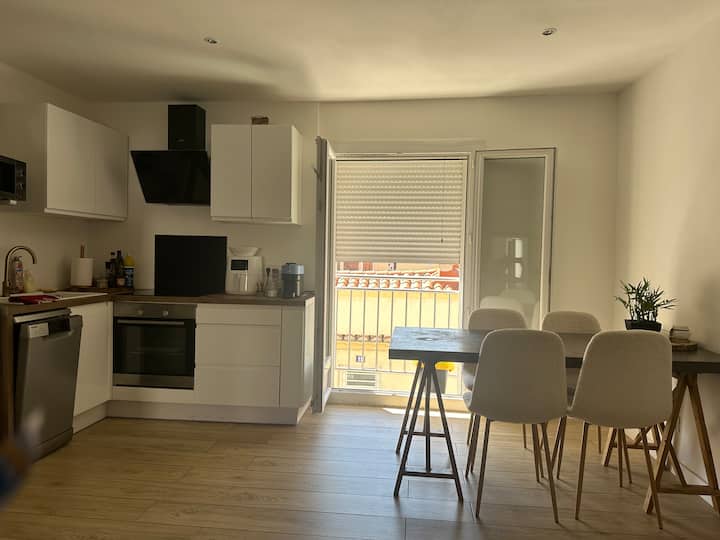 Appartement Proche Gare 12km De Canet - Perpignan
