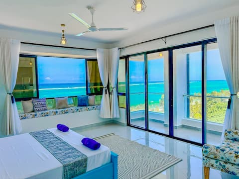 Luxury Beachfront Nyali Penthouse Pool + Gym + AC7