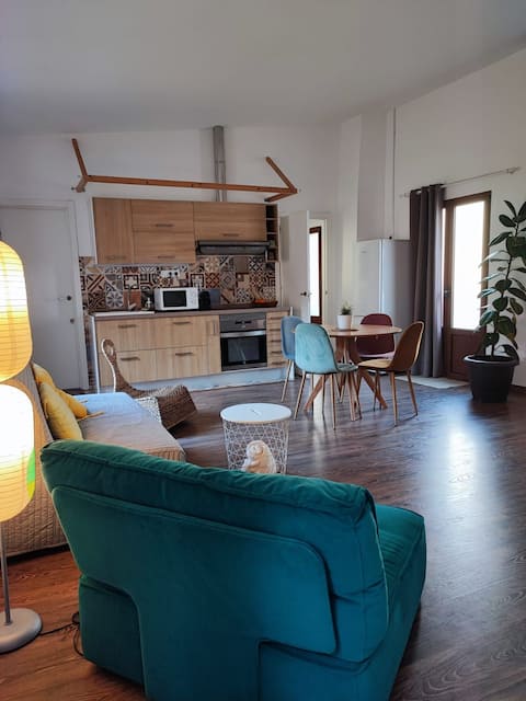 Bright and cozy apartment.