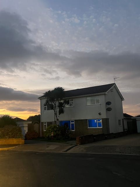 The Beach House with private pool.
