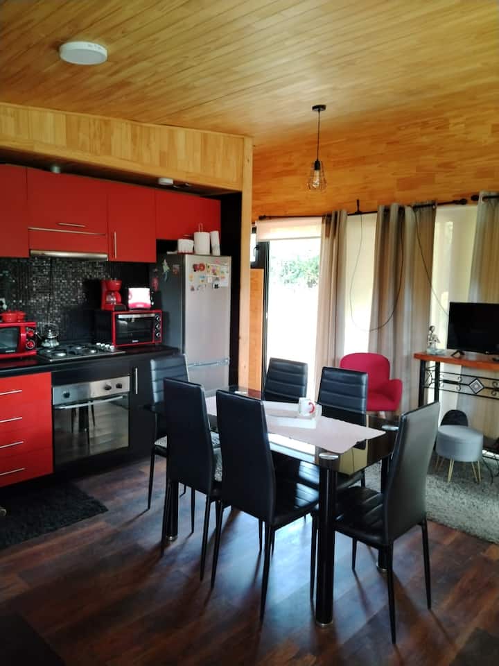 Cabin with hot jars