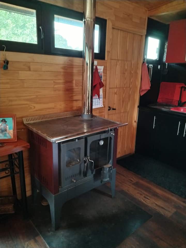 Cabin with hot jars